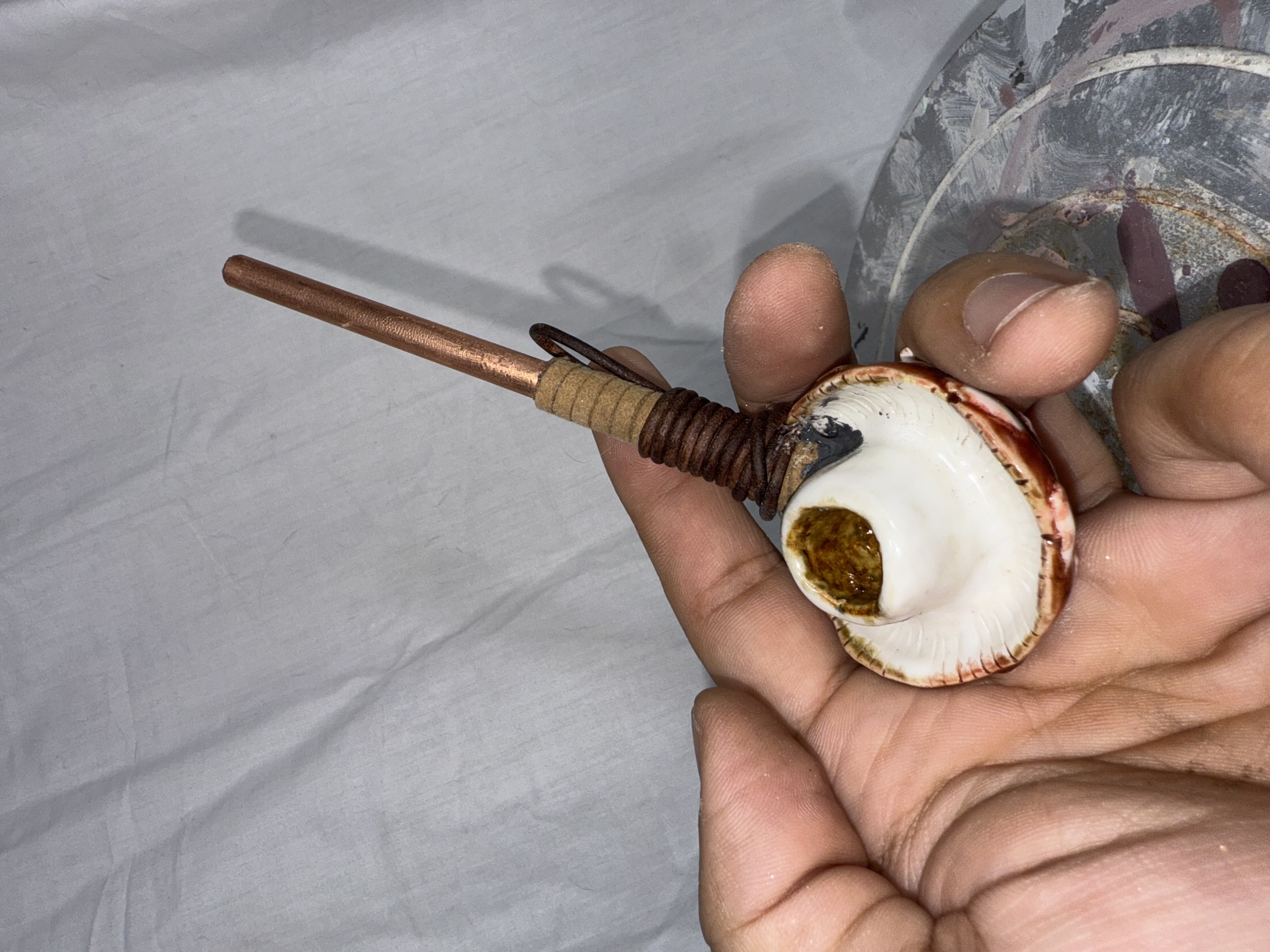 Amanita Mushroom Ceramic Pipe