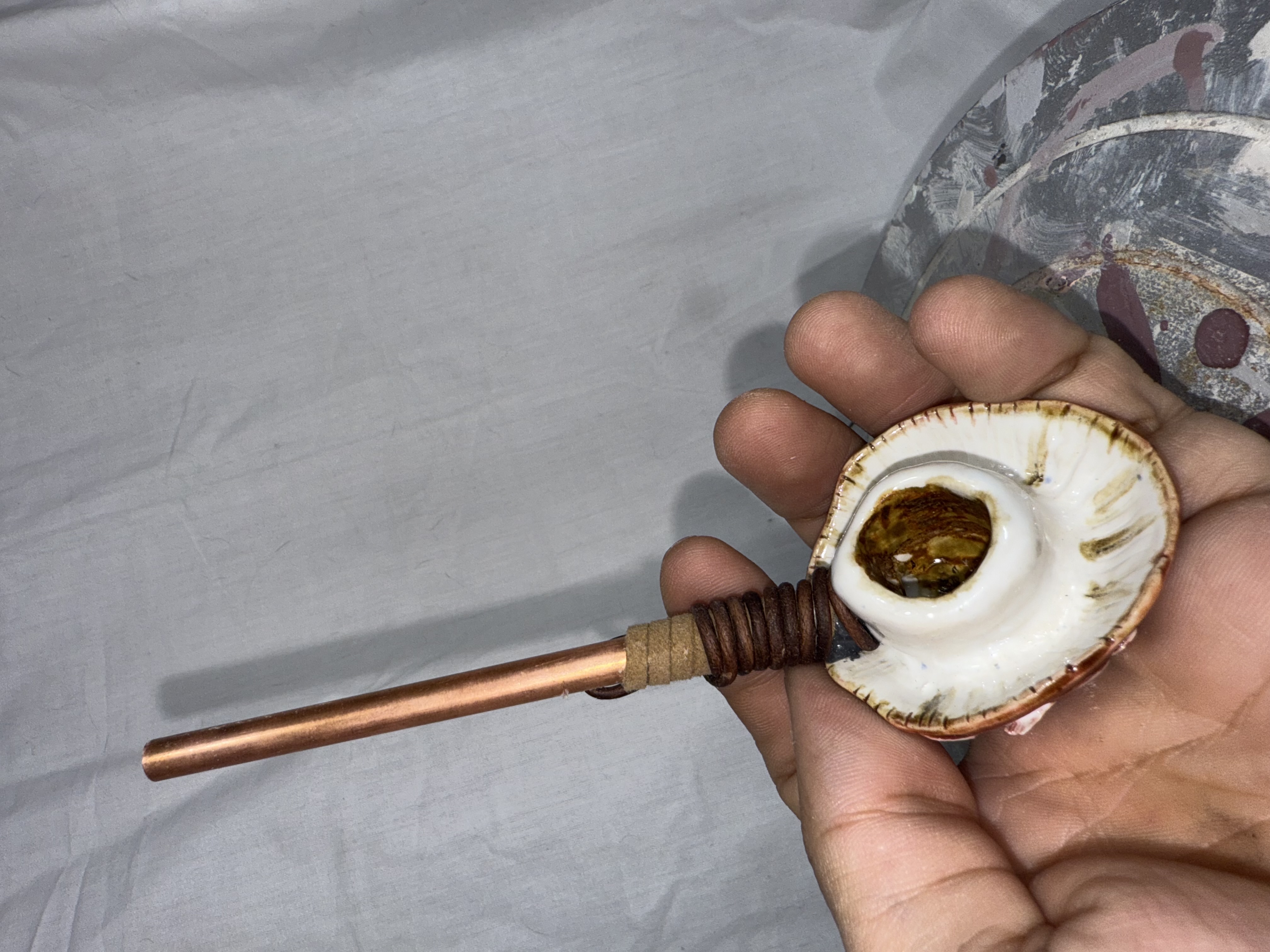 Amanita Mushroom Ceramic Pipe